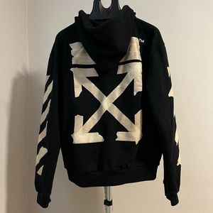 Off-White “Tape” zip-up hoodie